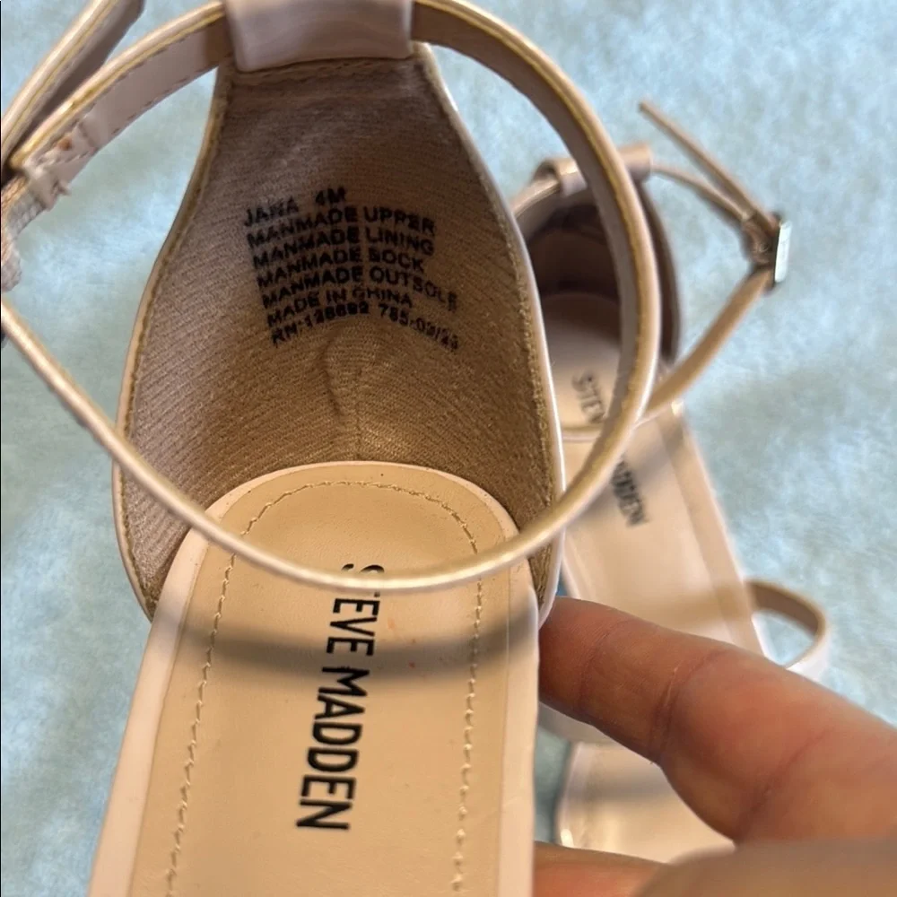 Steve Madden Blush Pink Strappy Heels